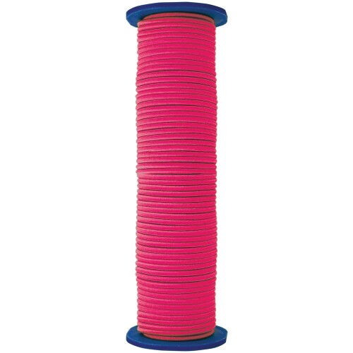 シンワ測定(Shinwa Sokutei) ゴム水糸 リール巻 蛍光ピンク 3mm×30m 78564