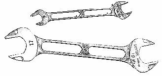 ASH ライツールやり形両口スパナ6mm×7mm LSX0607