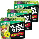 脱臭炭 冷蔵庫 脱臭剤 142g×3個 備長炭パワー (ニラ・ネギのニオイに効く) 野菜室 野菜 キッチン 消臭 消臭剤
