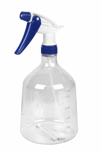 セフティー3(Safety-3) ハンドスプレーボトル 逆さでも使える 真鍮噴口 1000ml DX 大容量タイプ 透明