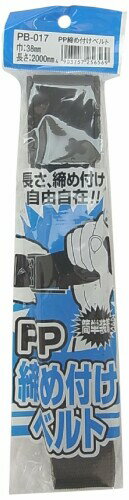 WAKI PP締め付けベルトPB-017 38X2000 黒