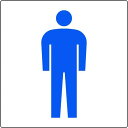 ユニット トイレ表示 小 男子 842-65A