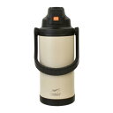 FREEAP 保冷 水筒 大容量 2リットル スポーツジャグ ワイド口径 洗いやすい アウトドア K-10884 (グレージュ)