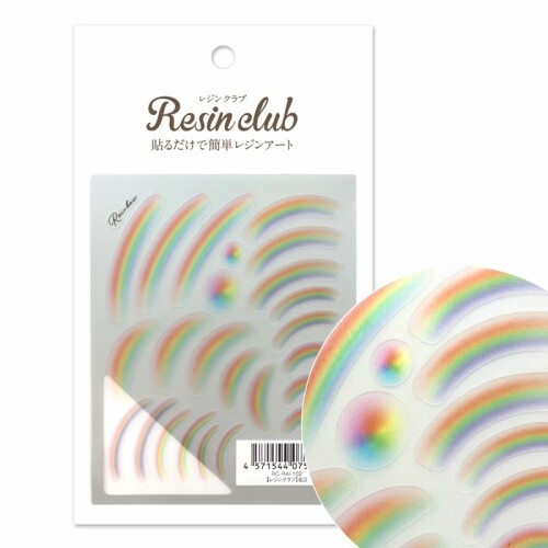 イングカワモト レジン用シール 虹2 RC-RAI-102