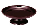 丸供物台 6.0寸山中漆器 国産 日本製 コンパクト お供え 和風 モダン 法事 供養 ディスプレイ 和室 モニュメント 祭壇 仏器 法要 贈り物 初盆 お彼岸 お盆 供物 墓参り 弔事 仏教文化 記