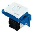 パナソニック (Panasonic) LAN用配線器具 情報モジュラジャック アドバンスシリーズ ぐっとす CAT6A 埋込型 セラミックホワイト 幅44×奥行38.7×高さ22.7mm NR3180CW