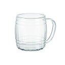 HARIO(ハリオ) 耐熱グラス バレル 620mL ビール グラス ジョッキ 食洗機 電子レンジ 使用可 耐熱ガラス 日本製 HGB-620-M