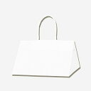 シモジマ ヘイコー 手提 紙袋 Pスムース 27-27 シロ 27x27x20cm 25枚