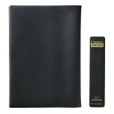 コンサイス ブックカバー 皮革調 No.6 B6 上製本 黒323617