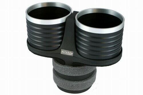 アルカボ(ALCABO)インテリア・マルチポケット シリーズ『ブラック/リングカップ・ホルダー(AL-T118BS)』