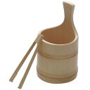 山下工芸(Yamasita craft) 日本製 ロクロ片手桶アイスペール 白 18015960