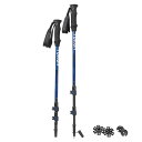 ユーコンチャーリー Advanced アジャスタブルトレッキングポール ブルー 調整範囲:65〜135cm 830587|詳細画像