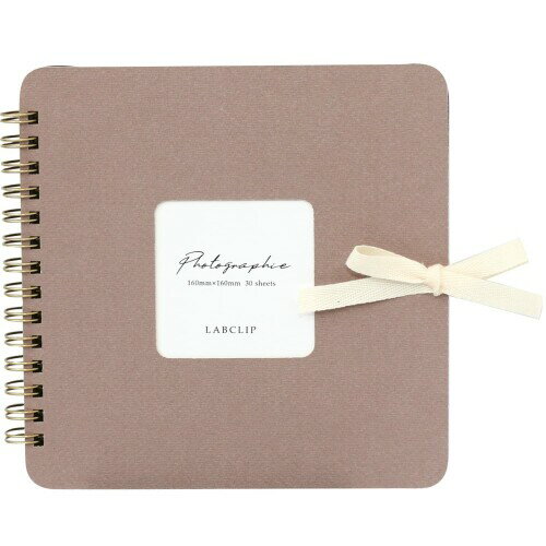 ラボクリップ スクラップブック スクエア ココア SCSQ02-CO