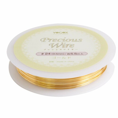 東京交易 プレシャスワイヤー ゴールド #24 約5.5m巻 T59830-24G