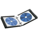 エレコム クリアケース 24枚収納 クリアブラック CCD-FBB24BK(2)