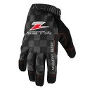 ZETA メカニックグローブ チェッカー ブラック/グレー Sサイズ 整備 メンテナンス用 ZE23-1008