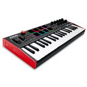 AKAI Professional USB MIDIキーボードコントローラー 37鍵 8個のMPCパッド シーケンサー内蔵 MIDI/CV/Gate入出力 Native Instrumentsサウンドパッケージ付属 音楽制作ソフトウェア付属 MPK Mini Plus ブラッ