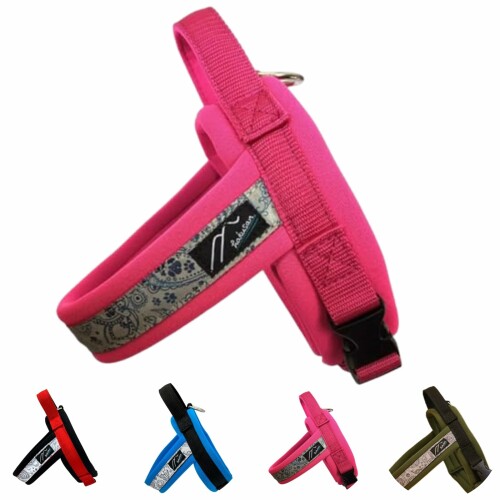 Hakusan(ハクサン) オリジナルハーネスジャストフィットドラゴンハーネス (サイズ3, ピンク×ピンク)