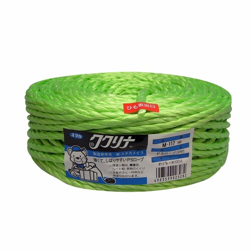 ユタカメイク PSロープ グリーン 6mm×100m M-117