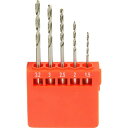 イーバリュー(E-Value) 六角軸 鉄工用ドリルセット 5本組 小径サイズ ETD-5HEXmini