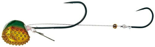 がまかつ(Gamakatsu) ラグゼ 桜幻 鯛テンヤ プラグイン TG 53g (14号) #04 グリーン/ゴールド 19-412 サイズ: 53g (14号) カラー: #04 グリーン/ゴールド ヘッド:｢ラグゼ 桜幻 デルタシンカー TG｣……圧巻のフォールスピードと抜群の着底感度を持つ高比重タングステン合金製ヘッド。 特徴:｢ワンタッチエビキーパーmini搭載｣｢プラグインシステム対応｣｢親鈎・子鈎(桜幻 鯛テンヤプラグイン 替え鈎)標準装備｣｢ヘッド: 扁平なデルタ形状ボディ&ボトムタッチバンバー搭載&ディンプル加工｣ 【品目コード: 19-412 / シリーズ名: 桜幻 鯛テンヤプラグインTG】……固定式の親鈎がフッキングと同時に遊動式に変化するプラグインシステム搭載 ( ※使用例: ソケットホールにプラグインシステム対応の鈎を差し込むと、固定式鯛テンヤと同様の鈎セッティングになり、フッキング後はシンカーから鈎が分離することで遊動式となり、バラシを軽減) がまかつ(Gamakatsu) ラグゼ 桜幻 鯛テンヤ プラグイン TG!!史上初!固定式の親釣がフッキングと同時に誘導式に!フッキングは固定式同様でありながら、ファイト中は遊動式のバレにくさを実現したPLUG IN(プラグイン)システム。フックセット(プラグイン替え鈎)が交換できるので、常にフレッシュな鈎先で釣り続けることが可能です。シンカーは高比重タングステン合金、圧倒的なフォールスピードと抜群の着底感を誇ります。 商品コード39079928330商品名がまかつ(Gamakatsu) ラグゼ 桜幻 鯛テンヤ プラグイン TG 53g (14号) #04 グリーン/ゴールド 19-412型番19-412サイズ53g (14号)カラー#04 グリーン/ゴールド※他モールでも併売しているため、タイミングによって在庫切れの可能性がございます。その際は、別途ご連絡させていただきます。※他モールでも併売しているため、タイミングによって在庫切れの可能性がございます。その際は、別途ご連絡させていただきます。