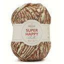 サーダー SUPER HAPPY CHENILLE スーパーハッピーシェニール 極太 #154 タイガー 約300g巻 約96m DMCF031, ブラウン