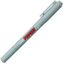 三菱鉛筆 水性ペン プロッキーツイン 極細 PM120T.37 灰色 10本