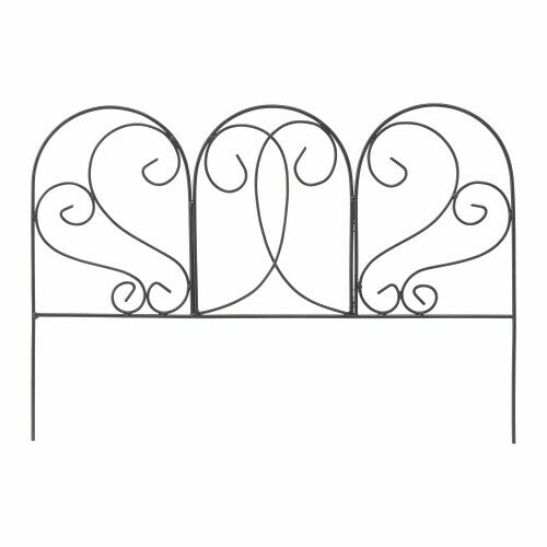 タカショー フラワー花壇フェンス カーブ 花壇つくりに おしゃれ