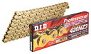 D.I.D(大同工業)バイク用チェーン クリップジョイント付属 420NZ3-110RB G&G(ゴールド) SDHピン加工 二輪 オートバイ用