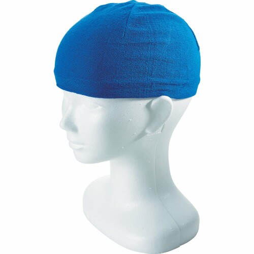 コクゴ #1817 抗菌防臭ヘルニットキャップ ブルー