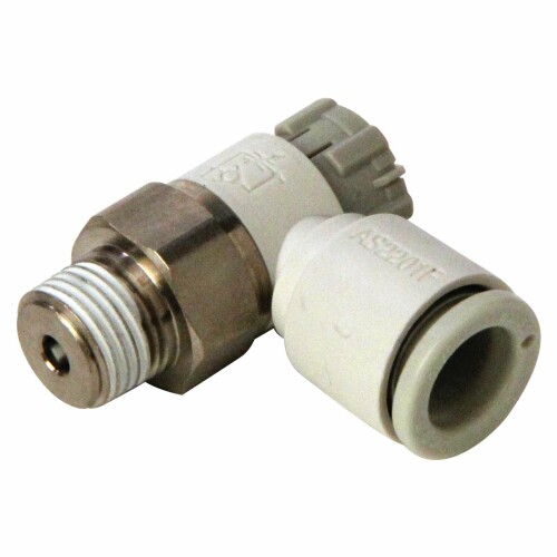 SK11(エスケー11) ワンタッチ管継手 チューブ用 スピードコントローラ エルボタイプ 8mmホース用 R1/8 ..