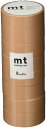 カモ井加工紙(Kamoi Kakoshi) mt マスキングテープ 8P 幅15mm×7m 202 コルクMT08P202R