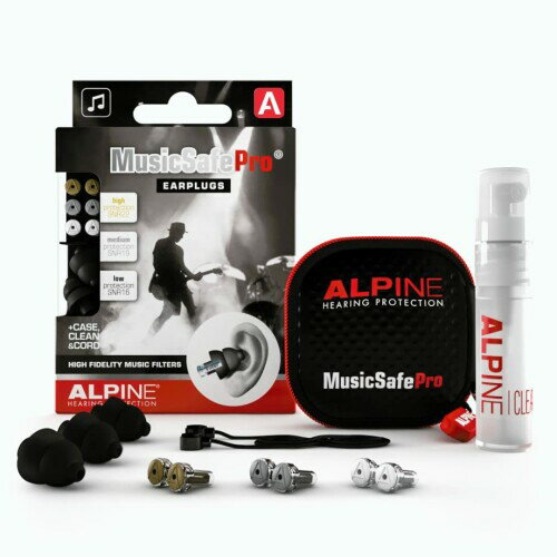 ALPINE HEARING PROTECTION 耳栓 NEW MusicSafe Pro BLACK