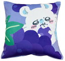 MORIPiLO ちいかわ クッションカバー (モモンガ ぶどう パープル) 45x45cm グッズ 可愛い 柔らかめ 背もたれクッション カバー おしゃれ なんか小さくてかわいいやつ キャラクター まくらの