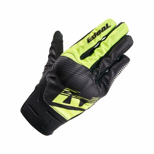 山城(yamashiro) IDEAL アイディール バイク用 メッシュ グローブ 通気性 春 夏 プロテクター スマホ対応 タッチパネル対応 ID-024 SHINY2 シャイニー2 ブラック/イエロー 2XLサイズ ID024/BK/YE/2XL