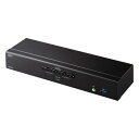 サンワサプライ 4K対応HDMIパソコン自動切替器(4:1) SW-KVM4U3HD ブラック