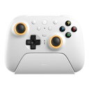 8BitDo Ultimate 2 ワイヤレス コントローラー Windows & Android 用、TMR ジョイスティック付きゲーム コントローラー、切り替え可能なホール効果/触覚トリガー、RGB ファイヤー リング、8 スピー