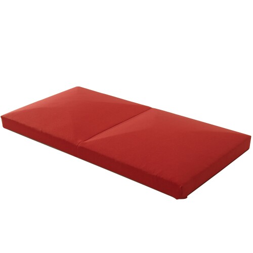 セルタン 座布団 高反発 和楽のIMONIA ジョイントマット ダブル カバーが洗える タスクレッド 日本製 A628a-W-586RED