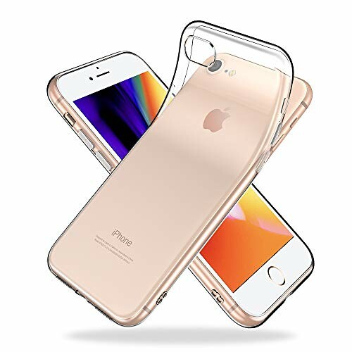 Youriad iPhone SE / 8 / 7 ケース カバー 新型 2020 / 2022 SE 対応 | 透明 クリア ソフト | 特徴 軽量 インチ 薄型 ストラップ 滑り止め ワイヤレス充電対応 落下防止 TPU(iPhone8 iPhone7 新型 2020 / 2022 iPho