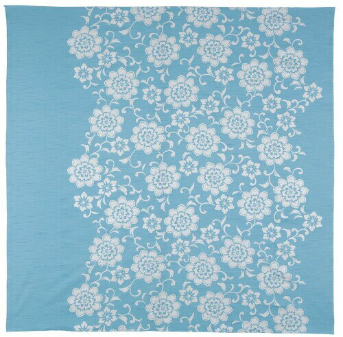 むす美 ふろしき 145 きもの包み 花唐草 セイジ 145cm 綿