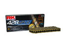アールケー(RK) シールチェーン GC428MRU2 ゴールド100L クロスカブ、セロー225、GSX-R125等 GC428MRU2100
