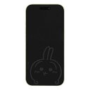 グルマンディーズ ちいかわ iPhone 16 / 15 / 15 Pro / 14 / 14 Pro / 13 / 13 Pro 対応 ガラススクリーンプロテクター うさぎ CK-60C