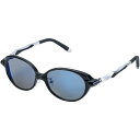 Zeque(ゼクー) 偏光サングラス Belle(ベル) F-2083 ブラック&シルバー TRUEVIEW SPORTS/ BLUE MIRROR