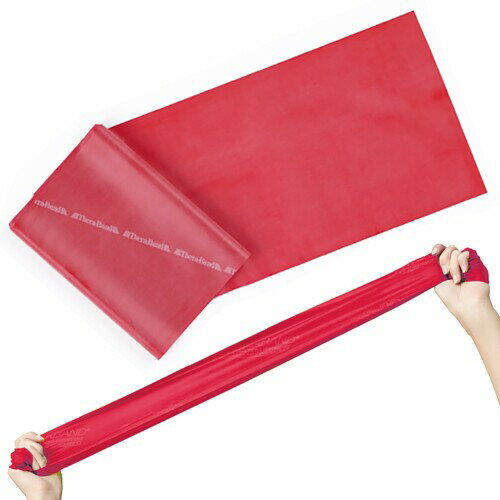 セラバンド(THERABAND) トレーニングチューブ バンドタイプ 2m TBB-2 レッド 強度レベル0