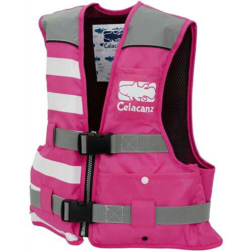 Celacanz ジュニア フローティング ベスト X'SELL エクセル NFC-2390 (キャンディピンク, L)