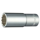 トネ(TONE) ディープソケット(12角) 3D-15L 差込角9.5mm(3/8