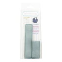 植村 レザーマグネットクリップ アイスブルー 約12cm×2.5cm 2個入り INA-LMC2-612