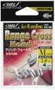 Dohitomi(土肥富) レンジクロスヘッド NS #4-2.0g ZH-38-N 釣り針 5個入り