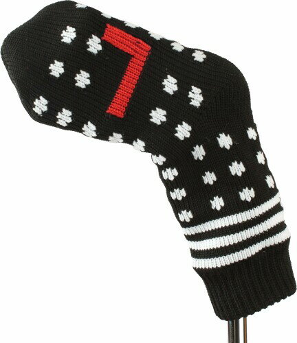 MEGA GOLF(メガゴルフ) アイアンカバー ブラック(ドット) ロングネック ソックス 番手(5-9,P,S+無地) MGHC-2021 8個入り