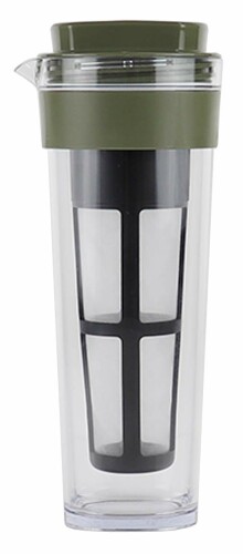 タケヤ化学工業 TAKEYA スリムジャグII 1.1L 茶漉し付き 耐熱100度 横置きOK 広口でお手入れ簡単 ドア..